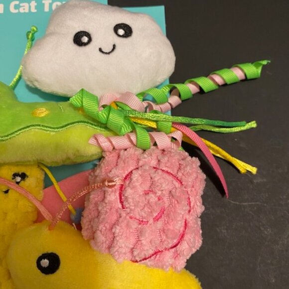 *HAPPY EASTER* Plush Cat Toys 6ct - Picture 4 of 6